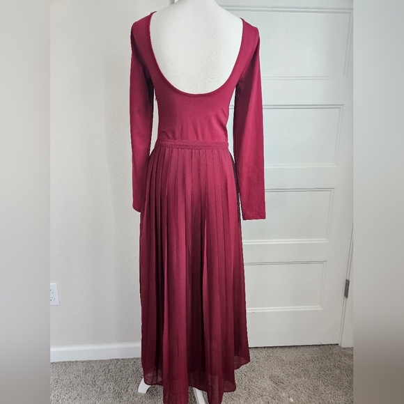 NEW!!! J.CREW Pleated Maxi Ballet Dress in Stretch Cotton Blend Size XS - Picture 8 of 9
